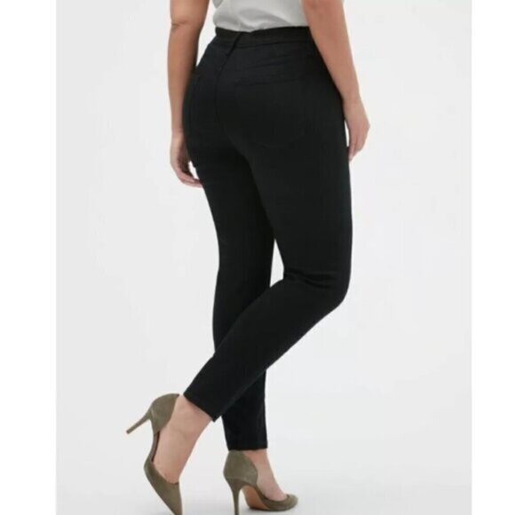 Banana Republic Mid-Rise SLIMMING Size 0/25 Black Skinny Jeans MSRP $109 - Picture 5 of 5